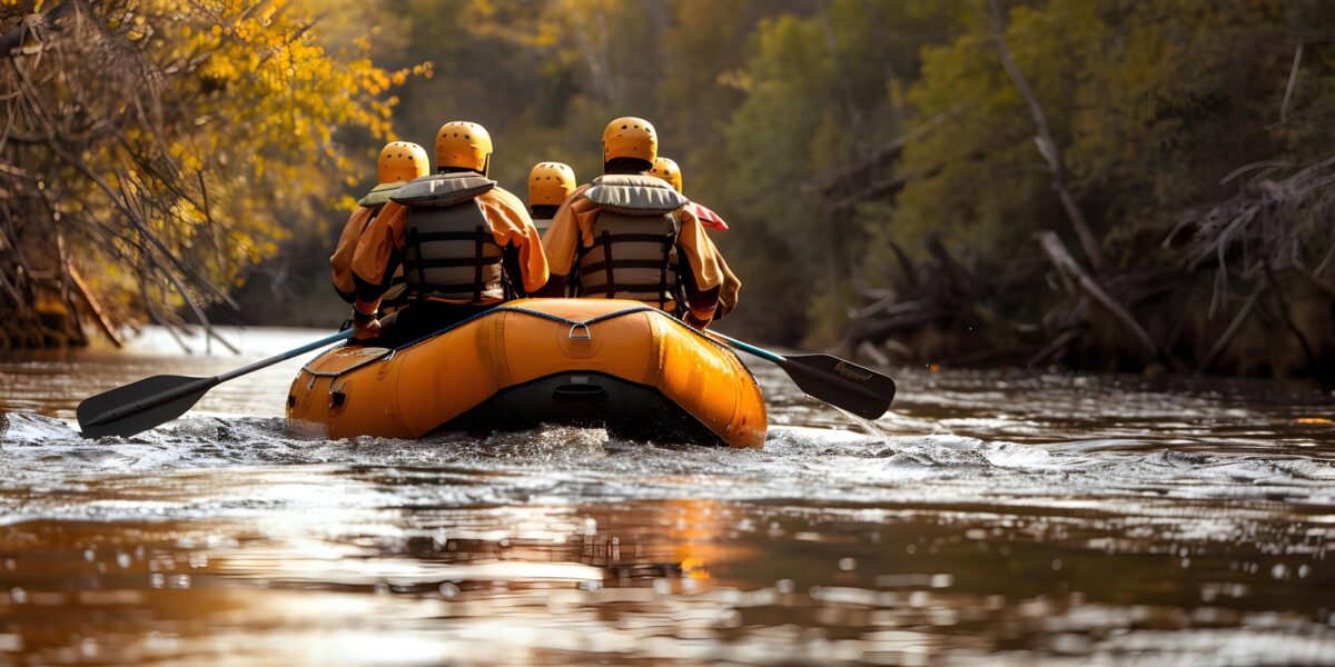 Organizing thrilling whitewater rafting trip for active friends who love adventure. Concept Whitewater Rafting, Adventure Activities, Active Friends, Thrilling Excursions